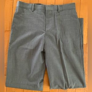 Grey pintstripe dress pants, Banana Republic